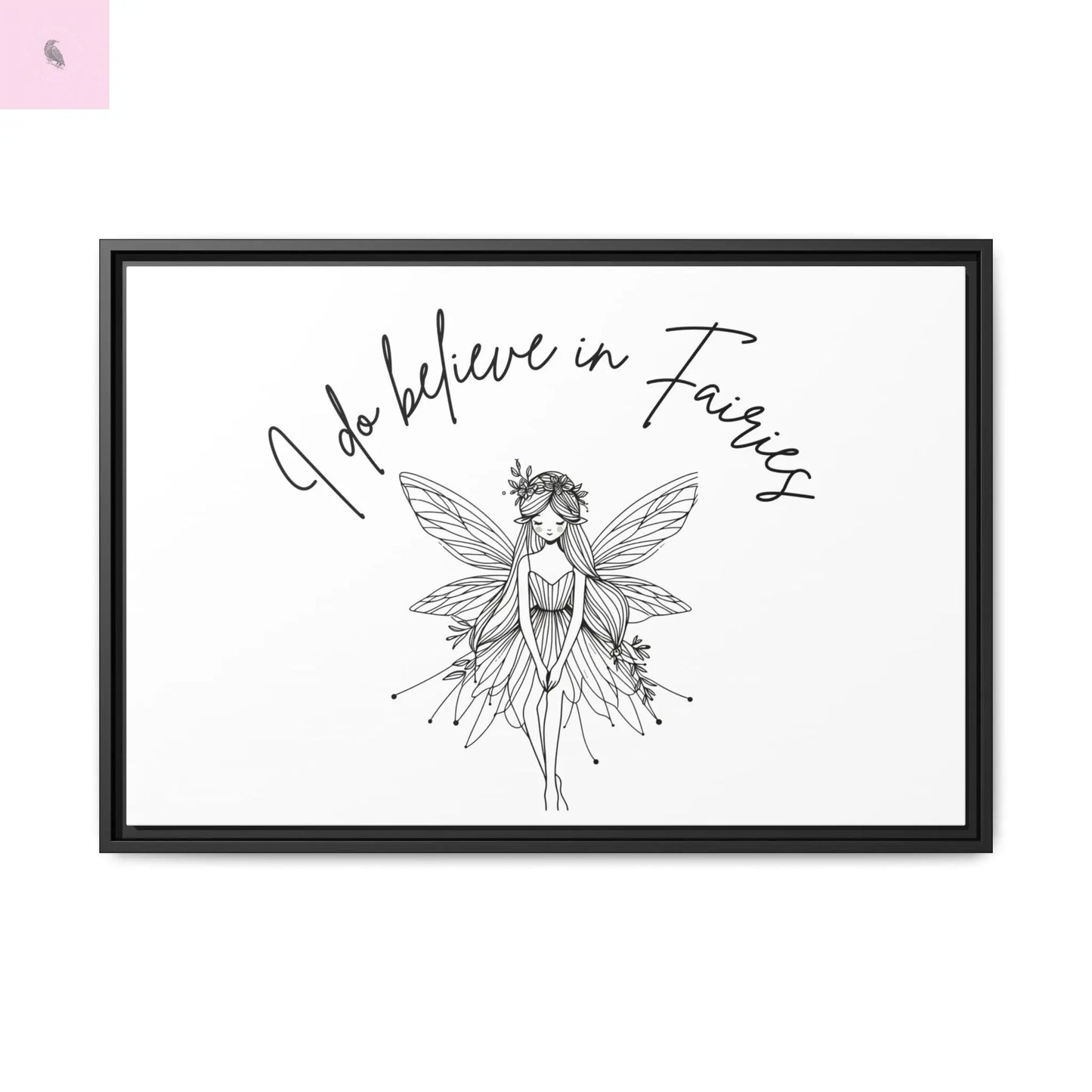 Fairies Canvas, Framed (Multi-color) - The flirty crow