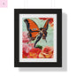 Vintage Butterfly Framed- Floral Wall Art - The flirty crow