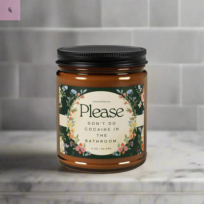 Humorous bathroom  Soy Candle,  bathroom humor, bathroom decor,  Funny Gift for Friends, Unique Home Decor, new home gift The flirty crow