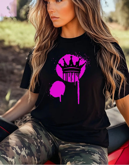 Graffiti Crown Tee the flirty crow