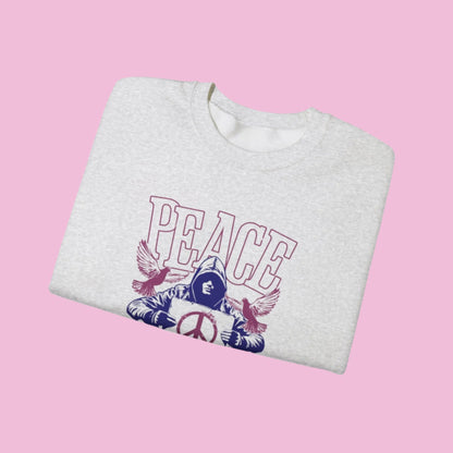 Unisex Peace Crewneck Sweatshirt - Embrace Harmony Printify