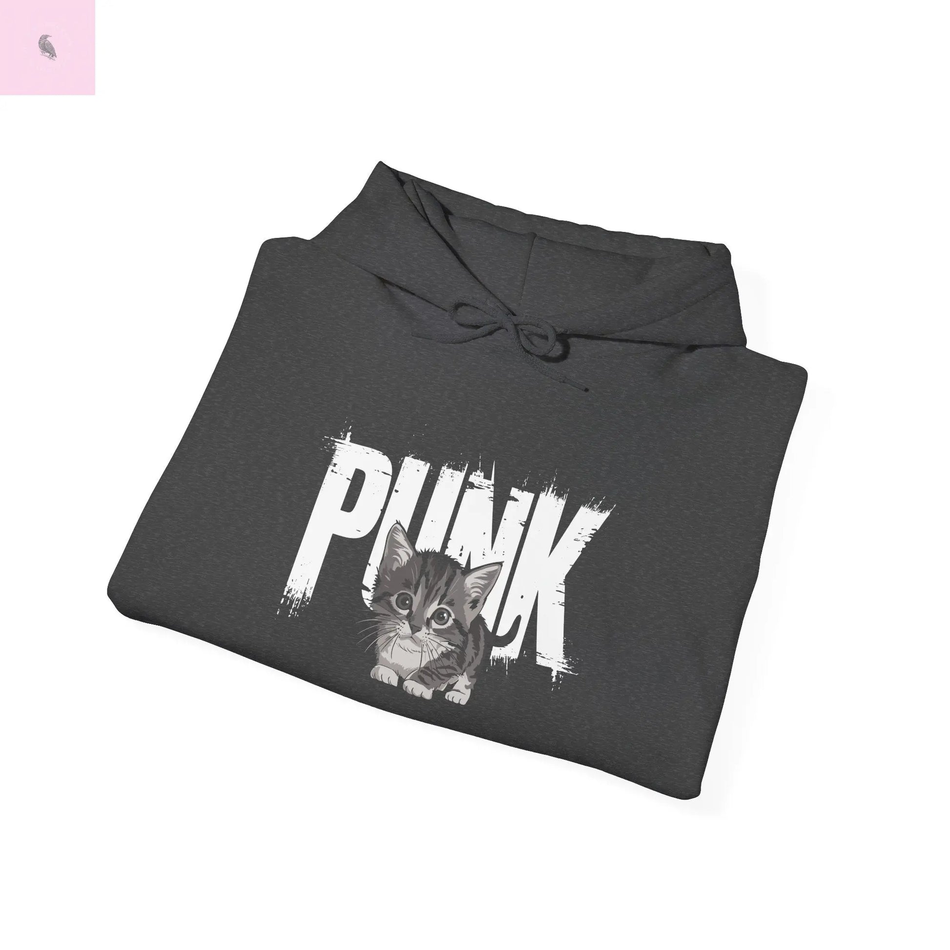 Punk Rock Cat Hoodie the flirty crow