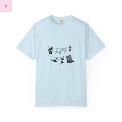 Cowgirl Summer Unisex Tee, Comfort Colors Beach Top, cowgirl style,Gift for Her, Vacation vibes, beach lover tee The flirty crow