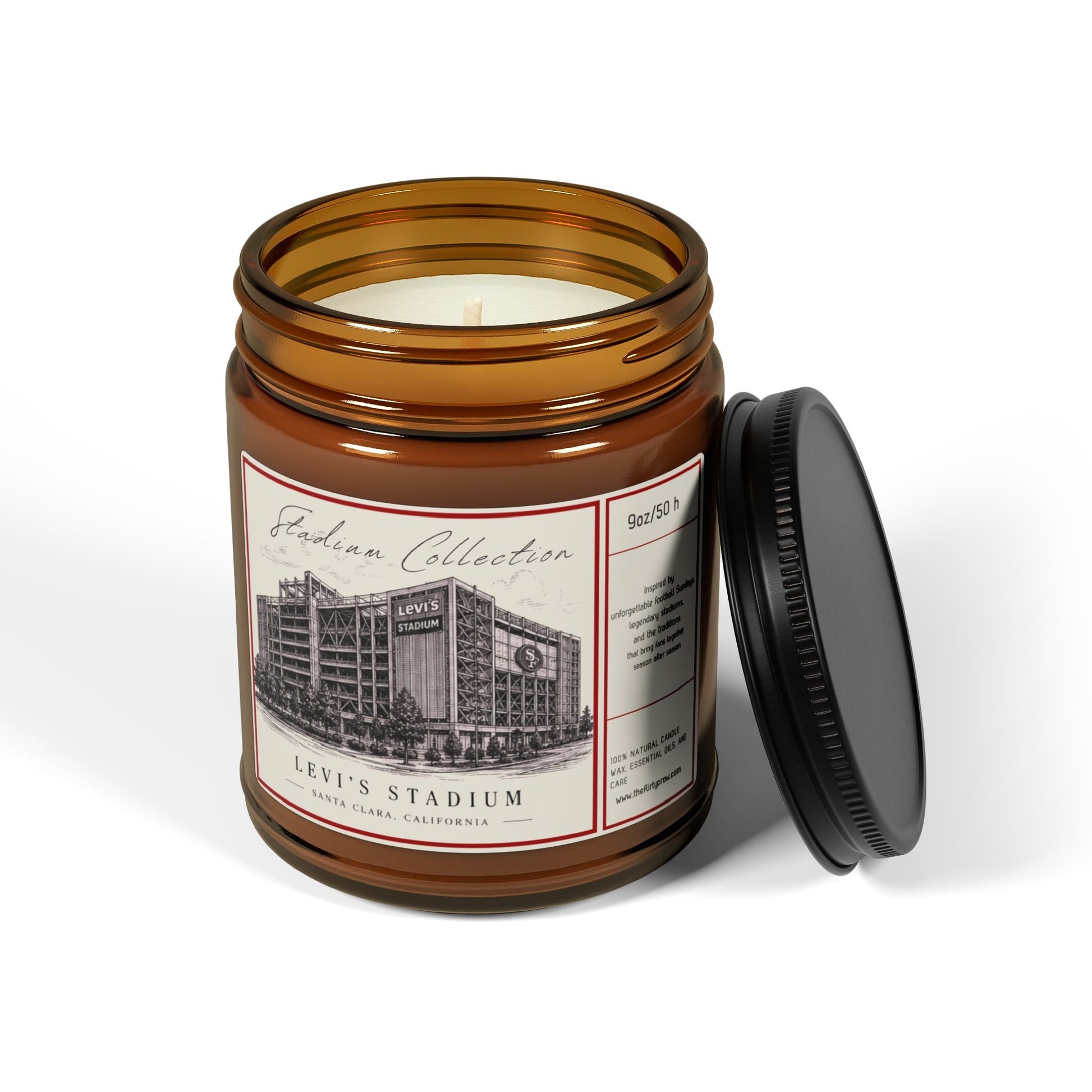 Smells like Levi's Stadium Candle, 49er fan gift, Soy Candle, Game Day Decor, California Football Candle, Sports gift Printify