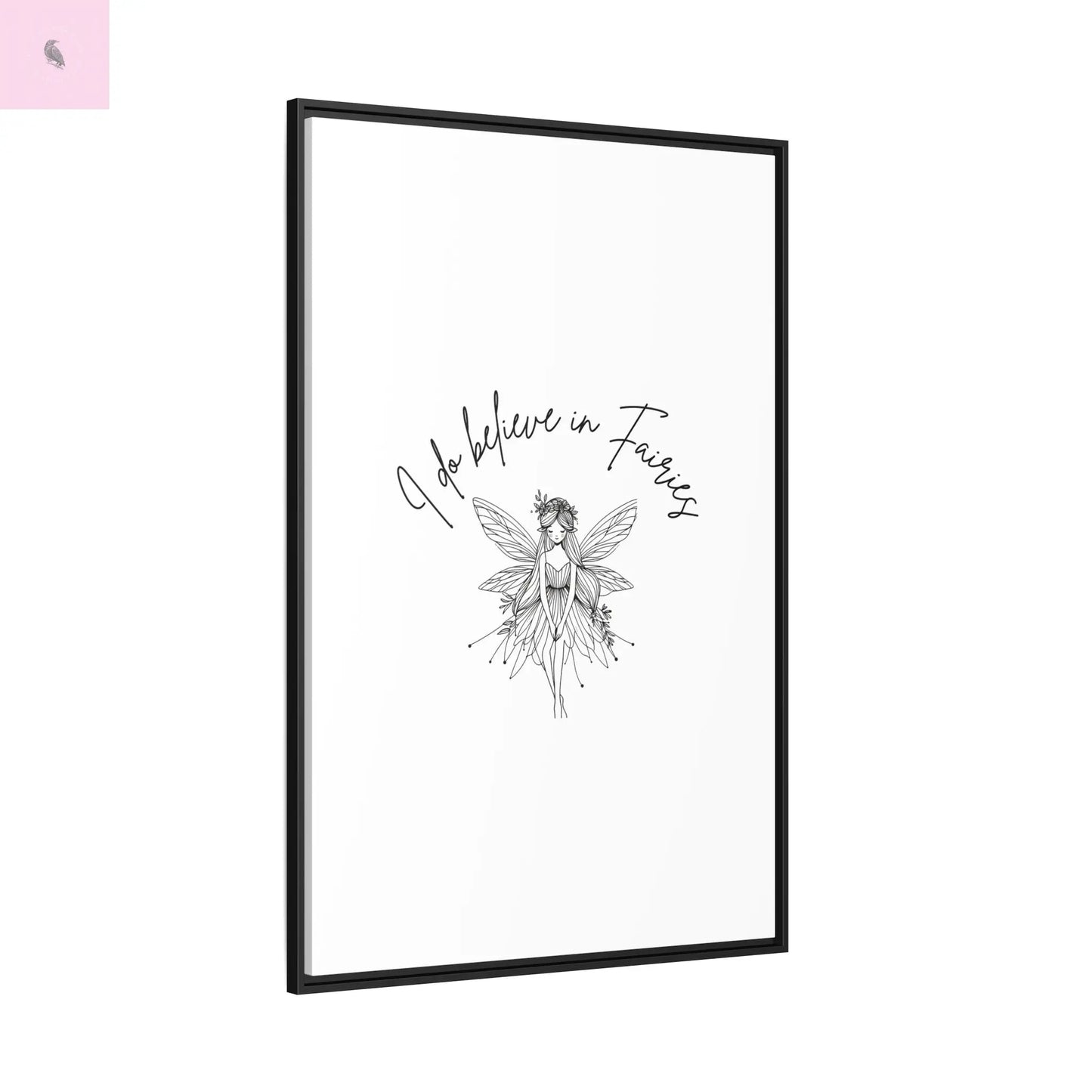 Fairies Canvas, Framed (Multi-color) - The flirty crow