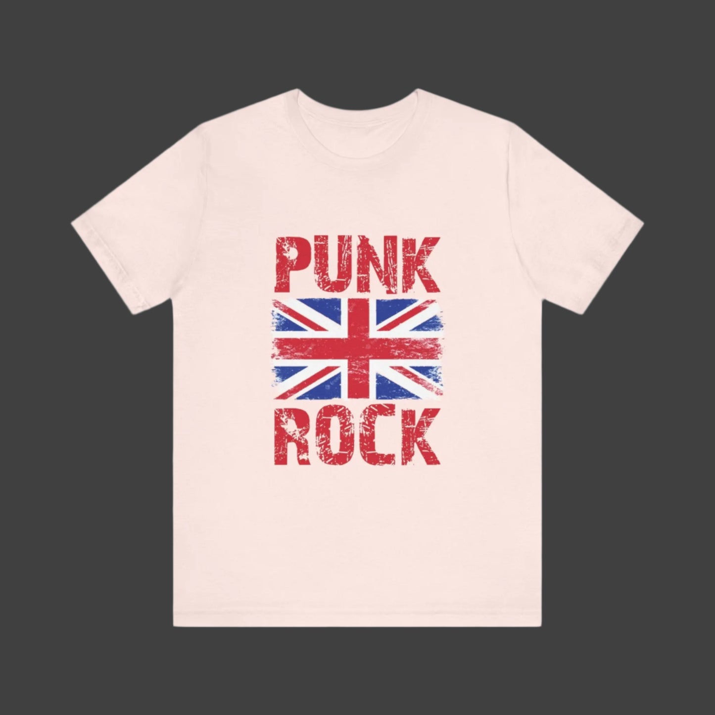Punk Rock Tee Shirt, Bella + Canvas Unisex Jersey Short Sleeve, Soft Cotton, Fun and Trendy, Cute Top, Quality Fabric, Graphic Tee, Rock the flirty crow