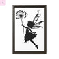 Framed canvas Fairy Silhouette Wall Art, Fairy lover Home Decor, Whimsical Framed Canvas, Fairy Gift, Kids Room Decoration, Nursery Art The flirty crow