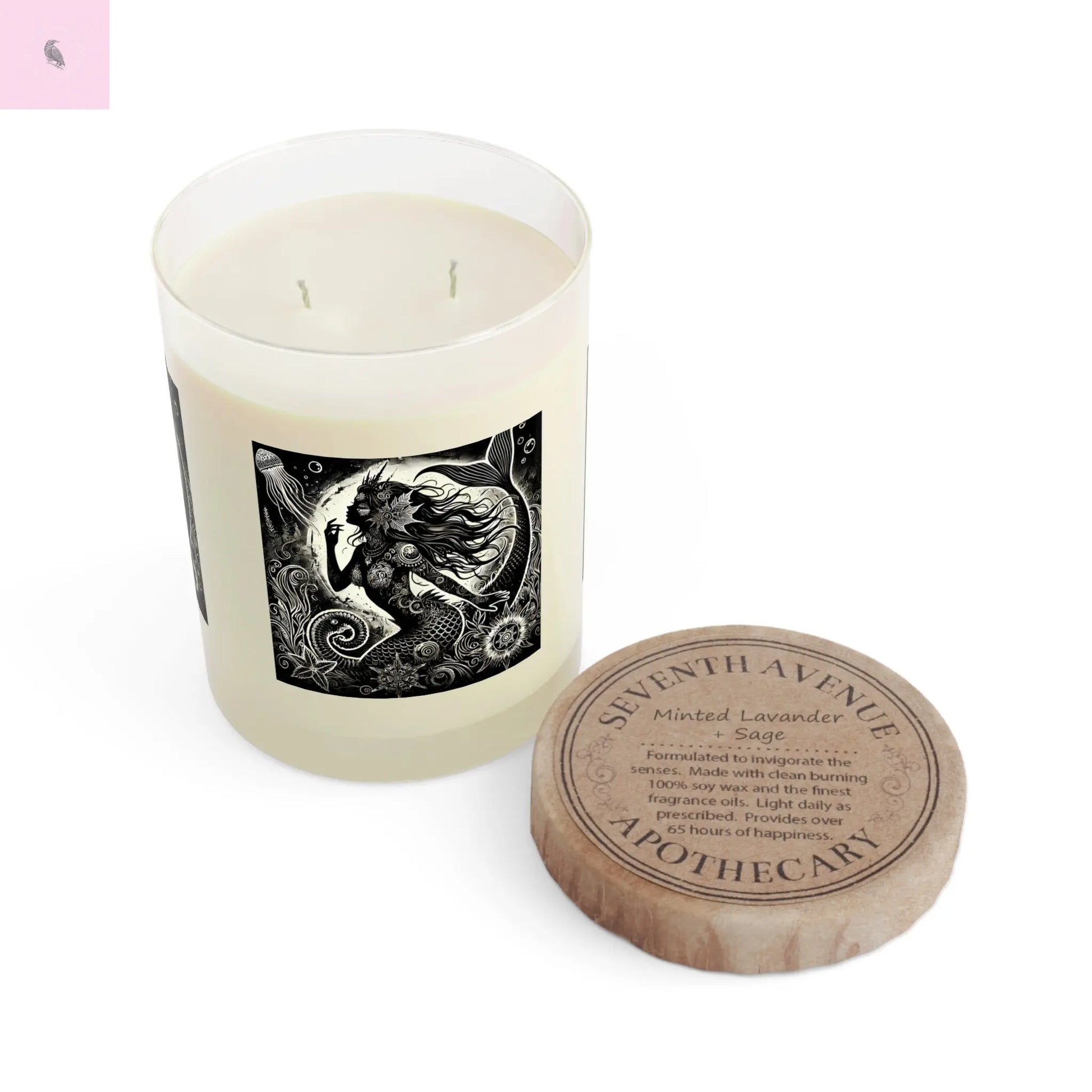 Mermaid Magic Glass Candle - 11oz The flirty crow