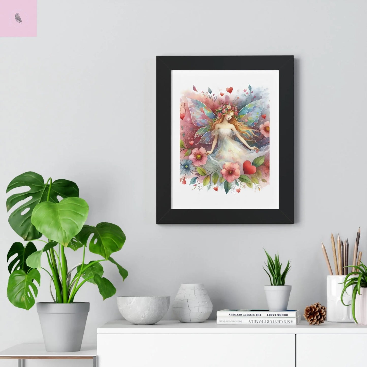 Framed  Fairy wall art. - The flirty crow