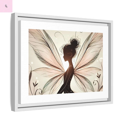 Framed Canvas Fairy wall art - The flirty crow