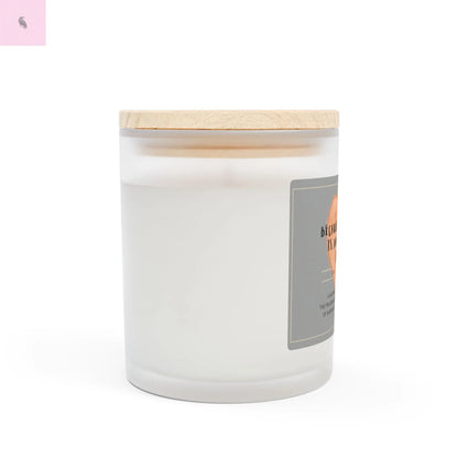 Badassery Everyday Candle - 11oz Frosted Glass Scented Candle The flirty crow