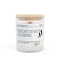 Party Candle - Frosted Glass Candle, 11oz the flirty crow