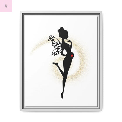 Framed Fairy Art Print - Enchanting Decor for Expecting Mothers, Baby Shower Gift, Elegant Nursery Wall Art, Whimsical Home Accent The flirty crow