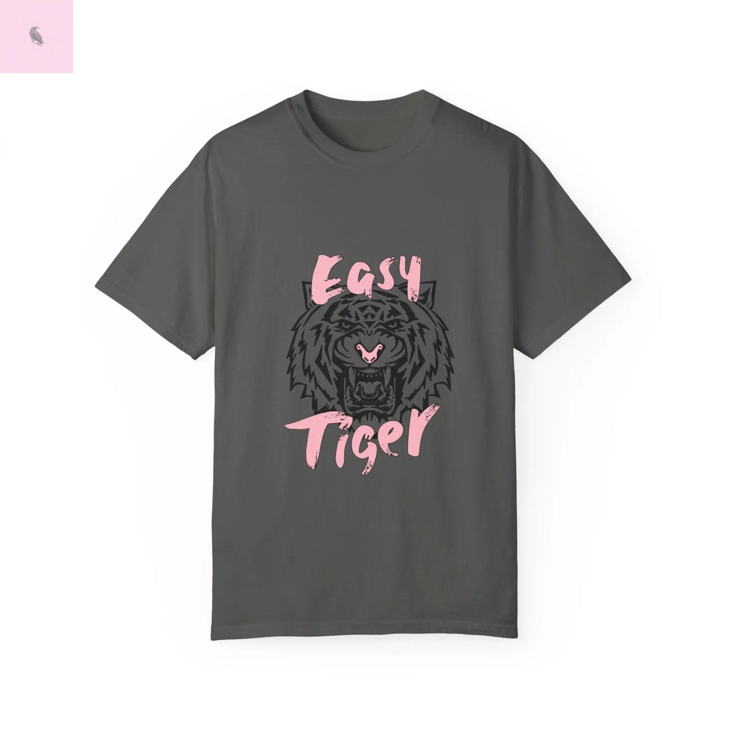 Easy Tiger Unisex custom colors T-Shirt - Fun Graphic Tee for Casual Wear The flirty crow