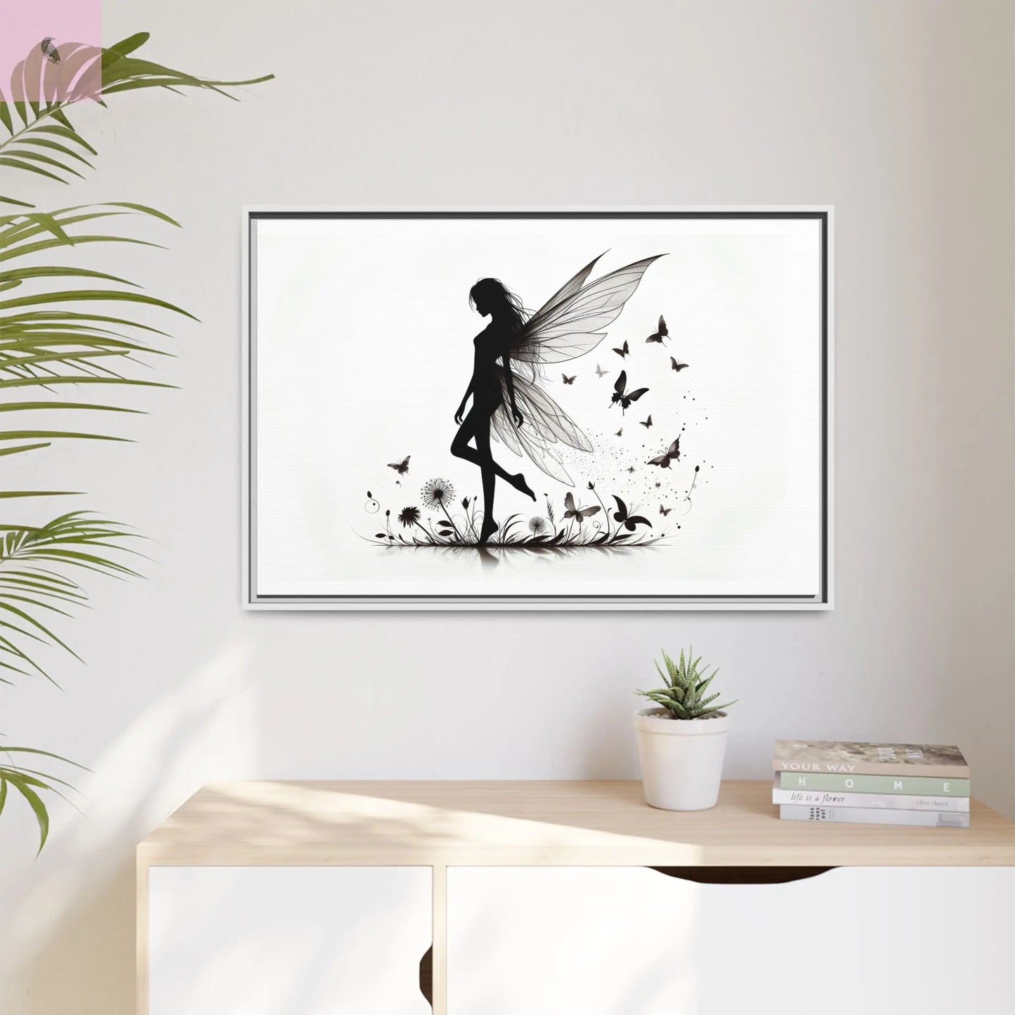 Fairy Canvas Wall Art - The flirty crow
