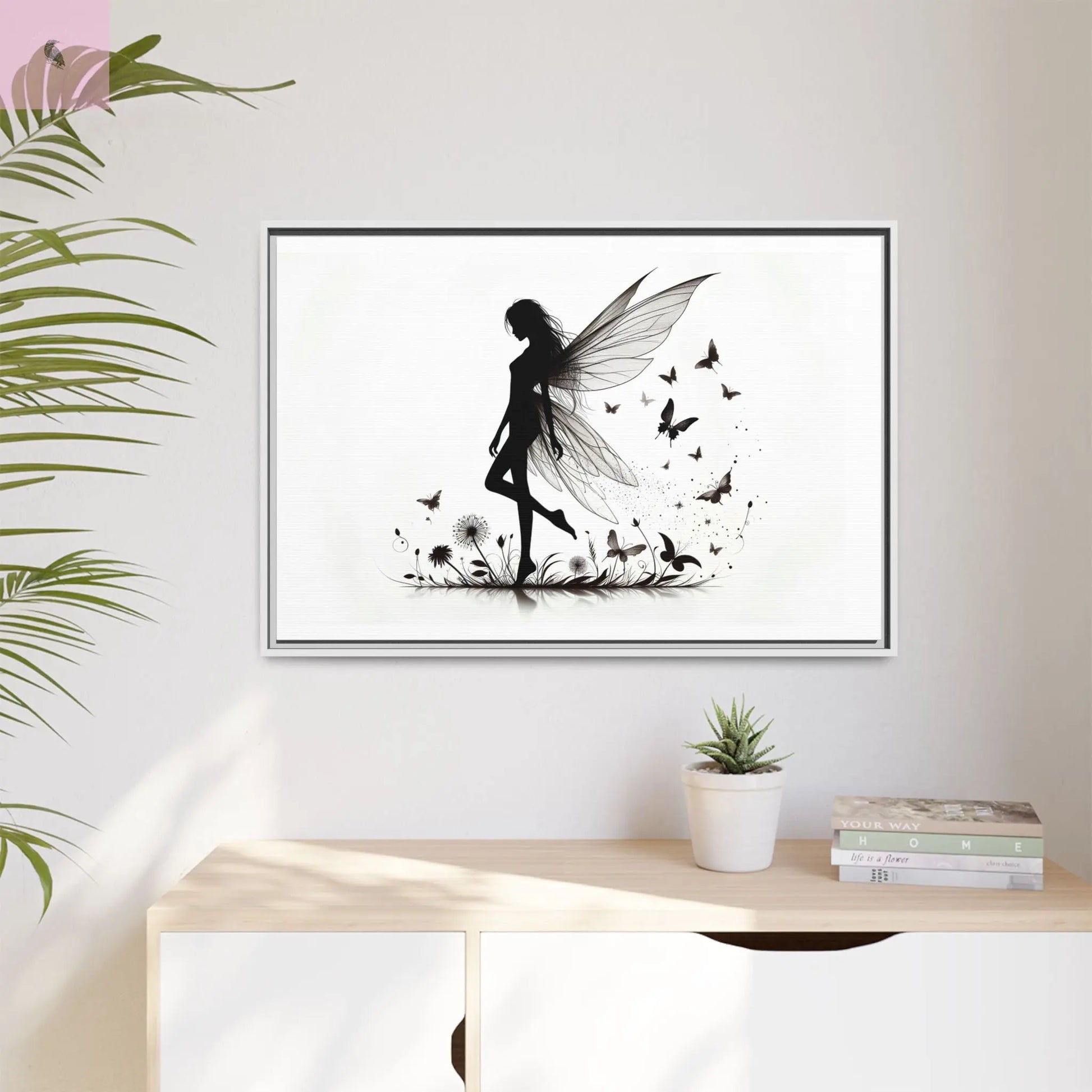 Fairy Canvas Wall Art - The flirty crow
