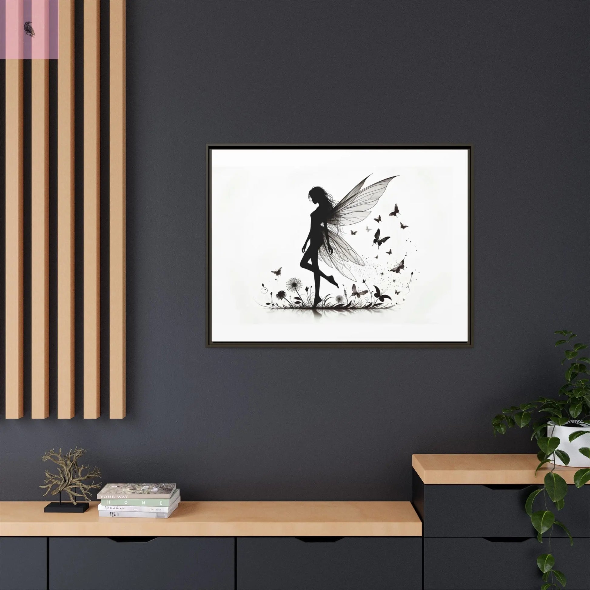 Fairy Canvas Wall Art - The flirty crow