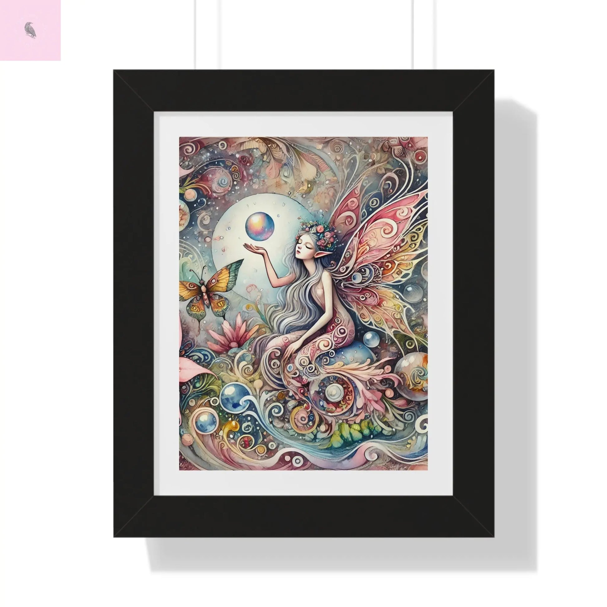 Mystical Fairy framed wall art. - The flirty crow