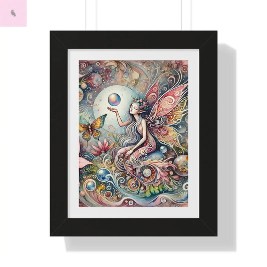Mystical Fairy framed wall art. - The flirty crow