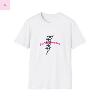 Soccer mom  Softstyle  cotton T-Shirt the flirty crow