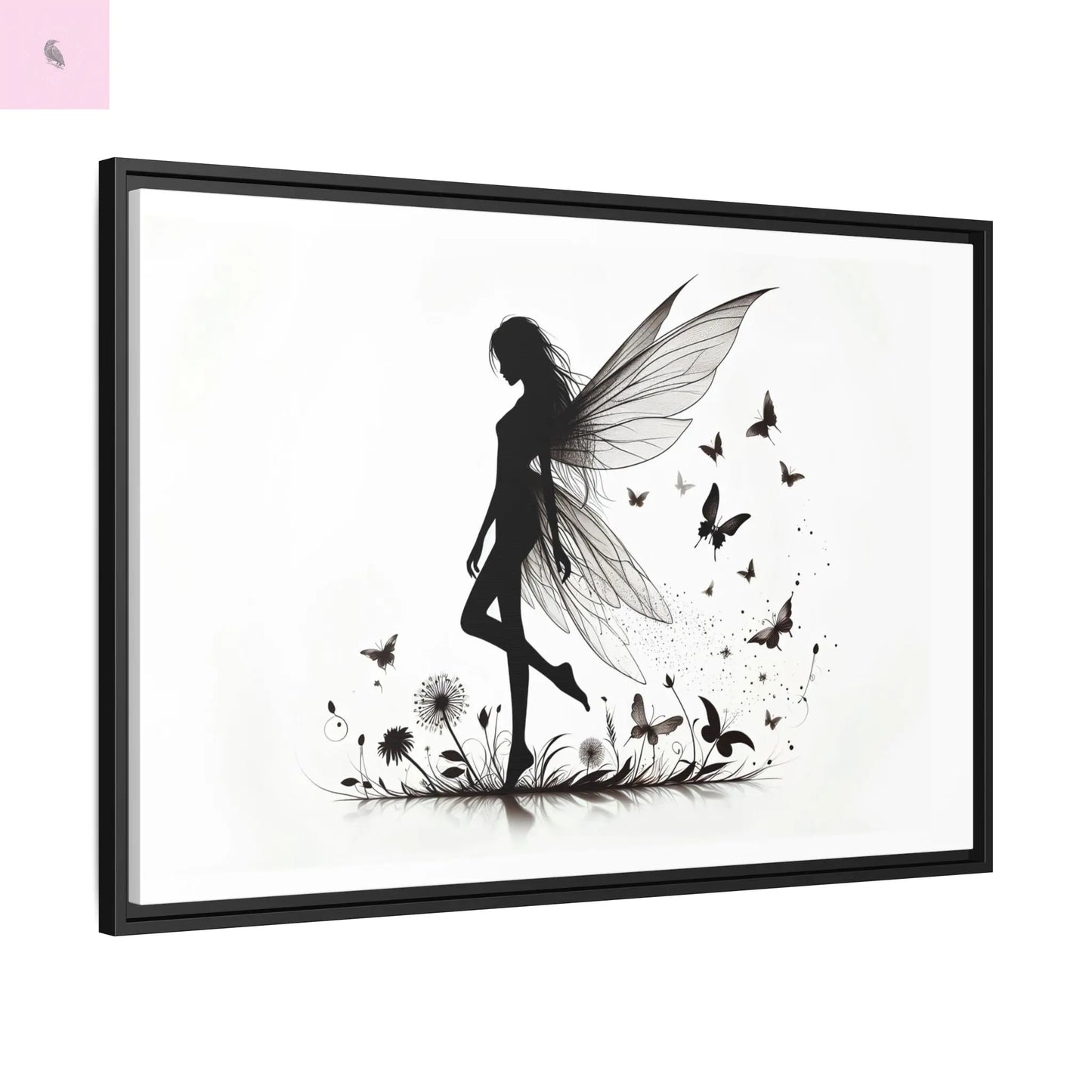 Fairy Canvas Wall Art - The flirty crow