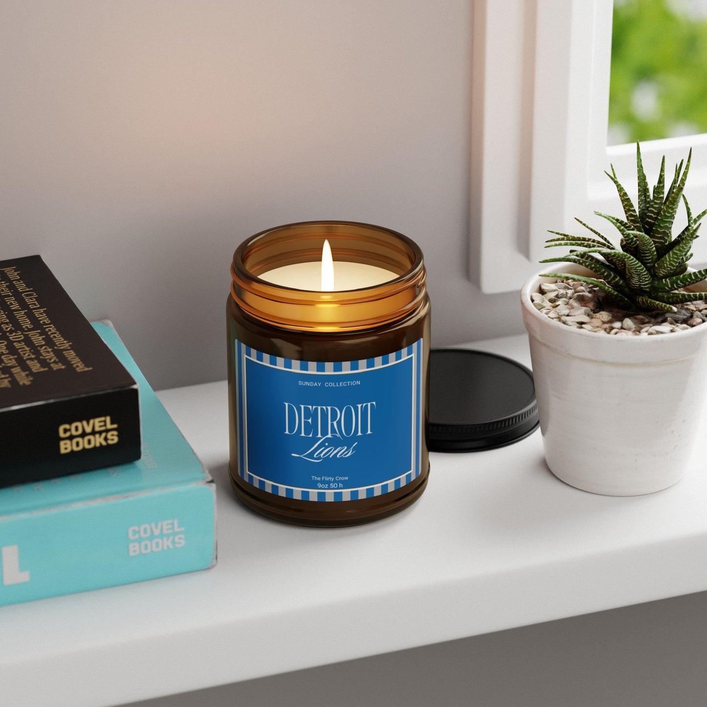 Detroit Lions Scented Soy Candle