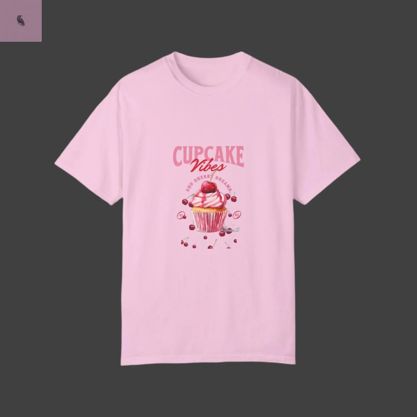 Cupcake Vibes Unisex T-shirt, Cute Dessert Tee, Bakery Lover Gifl, Foodie Fashion The flirty crow