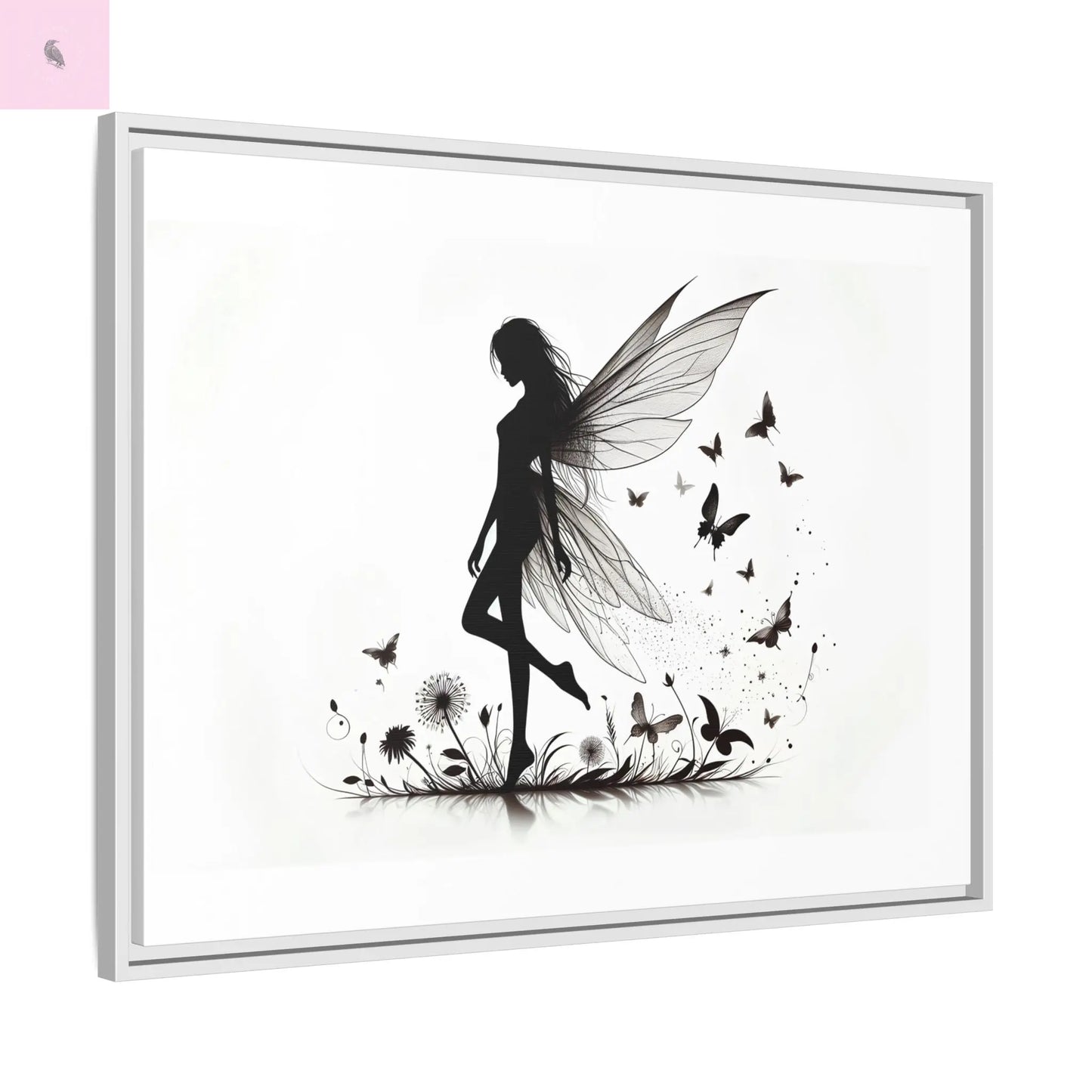 Fairy Canvas Wall Art - The flirty crow
