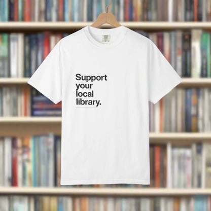 Book lovers unisex  T-Shirt, librarian tee,  Gift for Book Lovers, Comfort Colors tshirt, Library Fundraiser, Reading Enthusiasts Printify