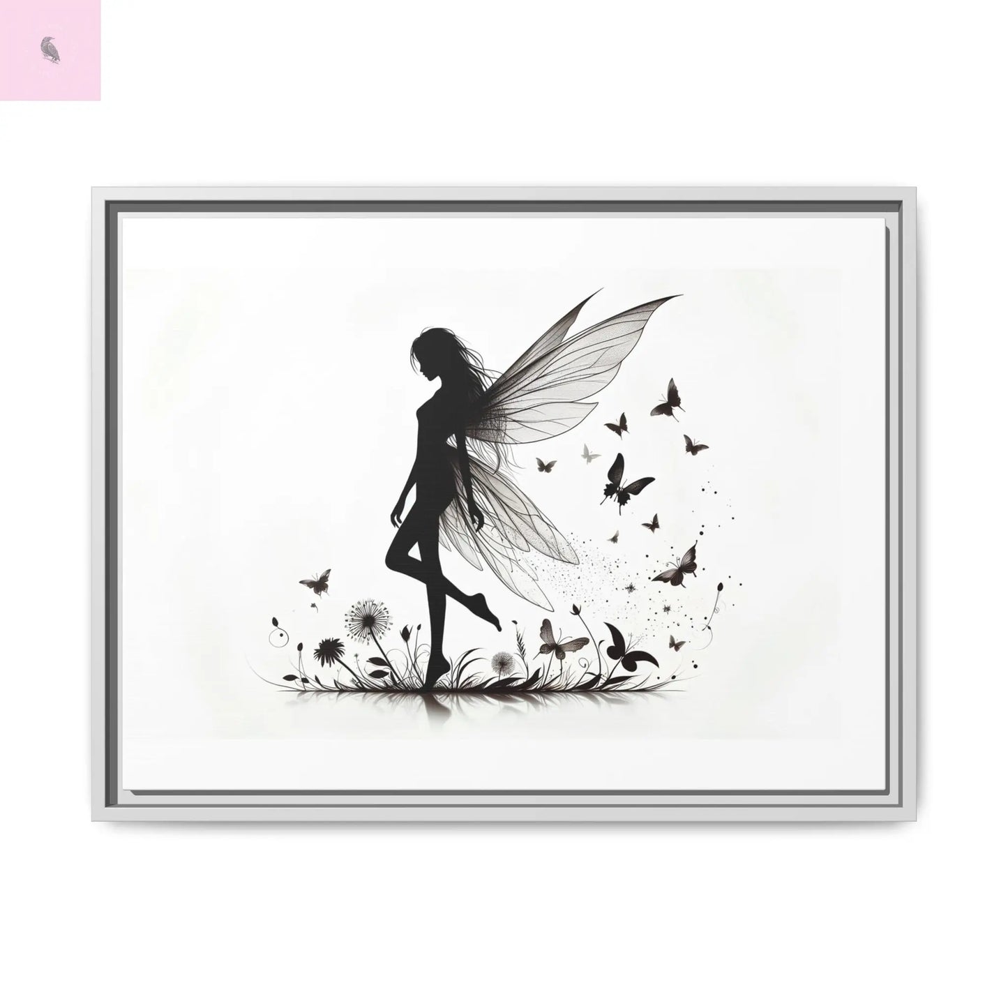 Fairy Canvas Wall Art - The flirty crow