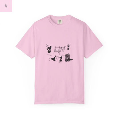 Cowgirl Summer Unisex Tee, Comfort Colors Beach Top, cowgirl style,Gift for Her, Vacation vibes, beach lover tee The flirty crow
