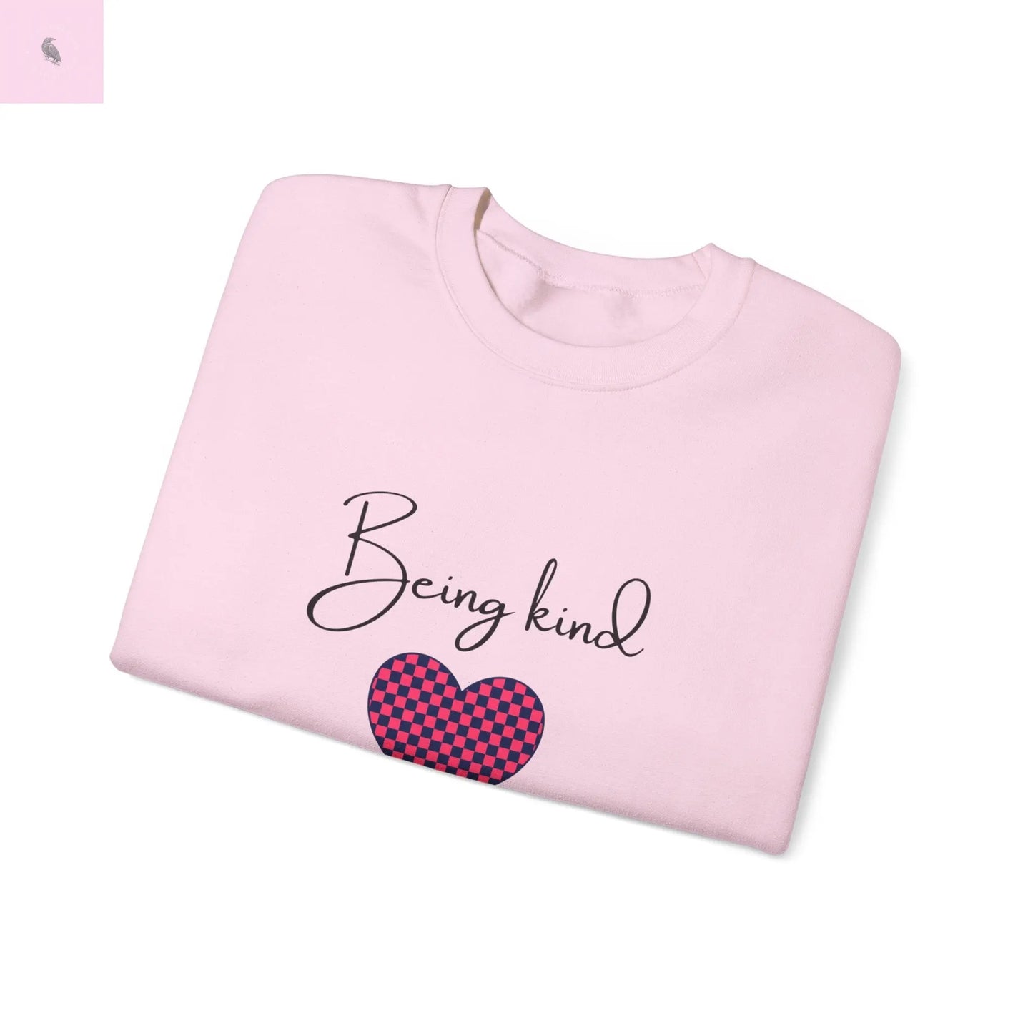 Kindness is Cool Crewneck Sweatshirt The flirty crow