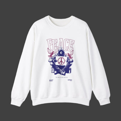 Unisex Peace Crewneck Sweatshirt - Embrace Harmony Printify