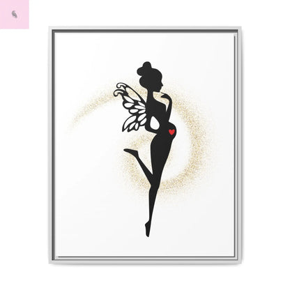 Framed Fairy Art Print - Enchanting Decor for Expecting Mothers, Baby Shower Gift, Elegant Nursery Wall Art, Whimsical Home Accent The flirty crow