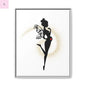 Framed Fairy Art Print - Enchanting Decor for Expecting Mothers, Baby Shower Gift, Elegant Nursery Wall Art, Whimsical Home Accent The flirty crow