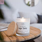Glass Candle, Sugar Daddy 11oz the flirty crow