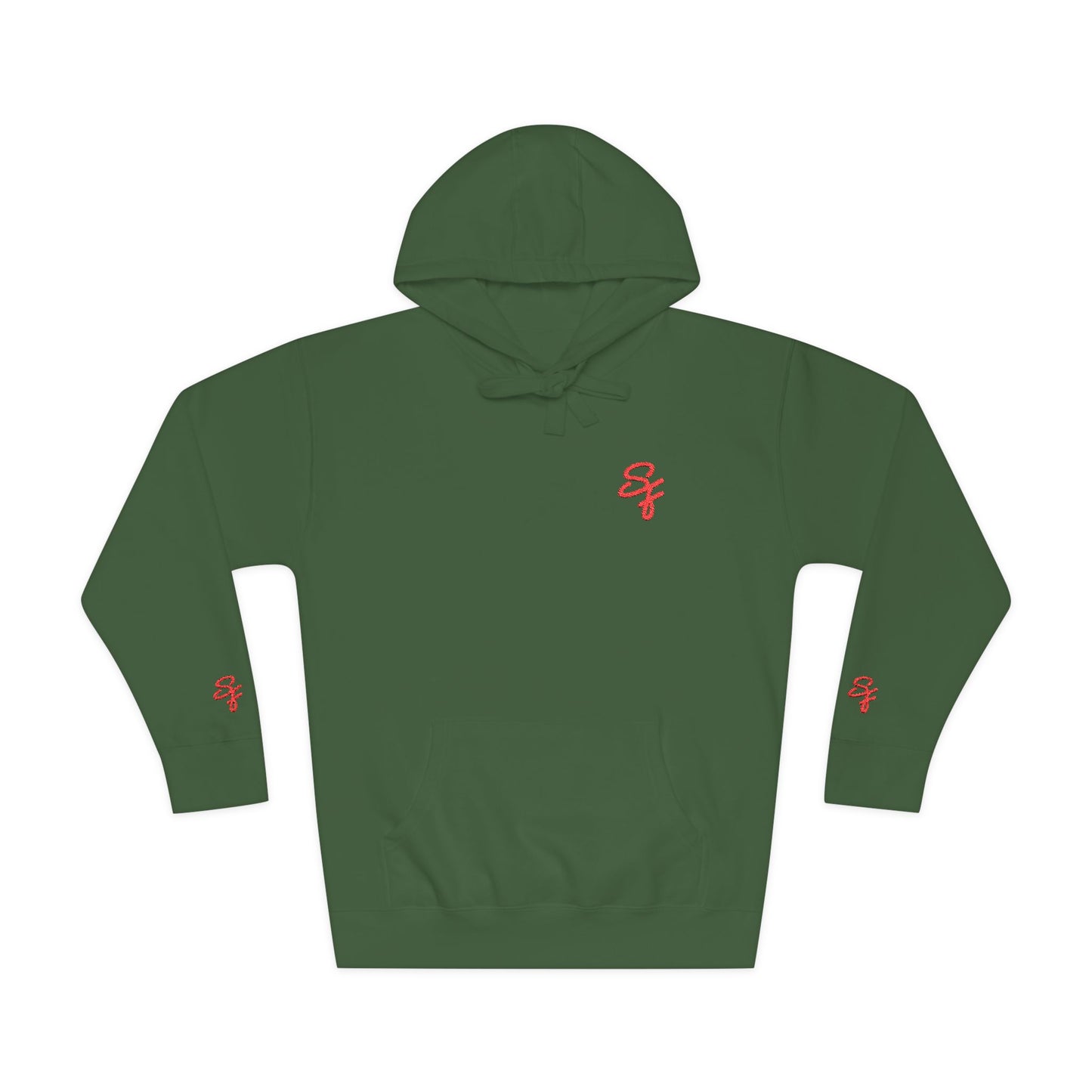 Embroidered 49er Fan Fleece Hoodie  SF Fan Unisex Pullover