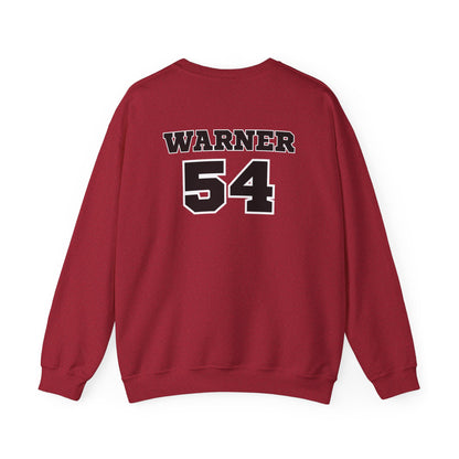 Faithful to the Bay Crewneck Sweatshirt, Personalized 'Warner 54' Team-Style Pullover
