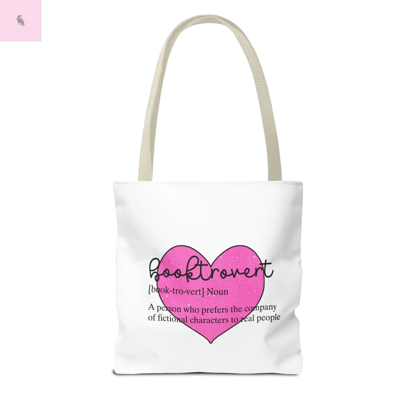 Book Lover Tote Bag, Bookish Gift, Reading Accessories, Tote for Introverts, Eco-Friendly Shopping Bag, Cute Literary Design Printify