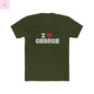 I love George Kittle  Cotton Tee, Unisex  George Kittle Shirt, Casual Everyday Game shirt,  Gift for Him/Her, 49er fan Top, The flirty crow