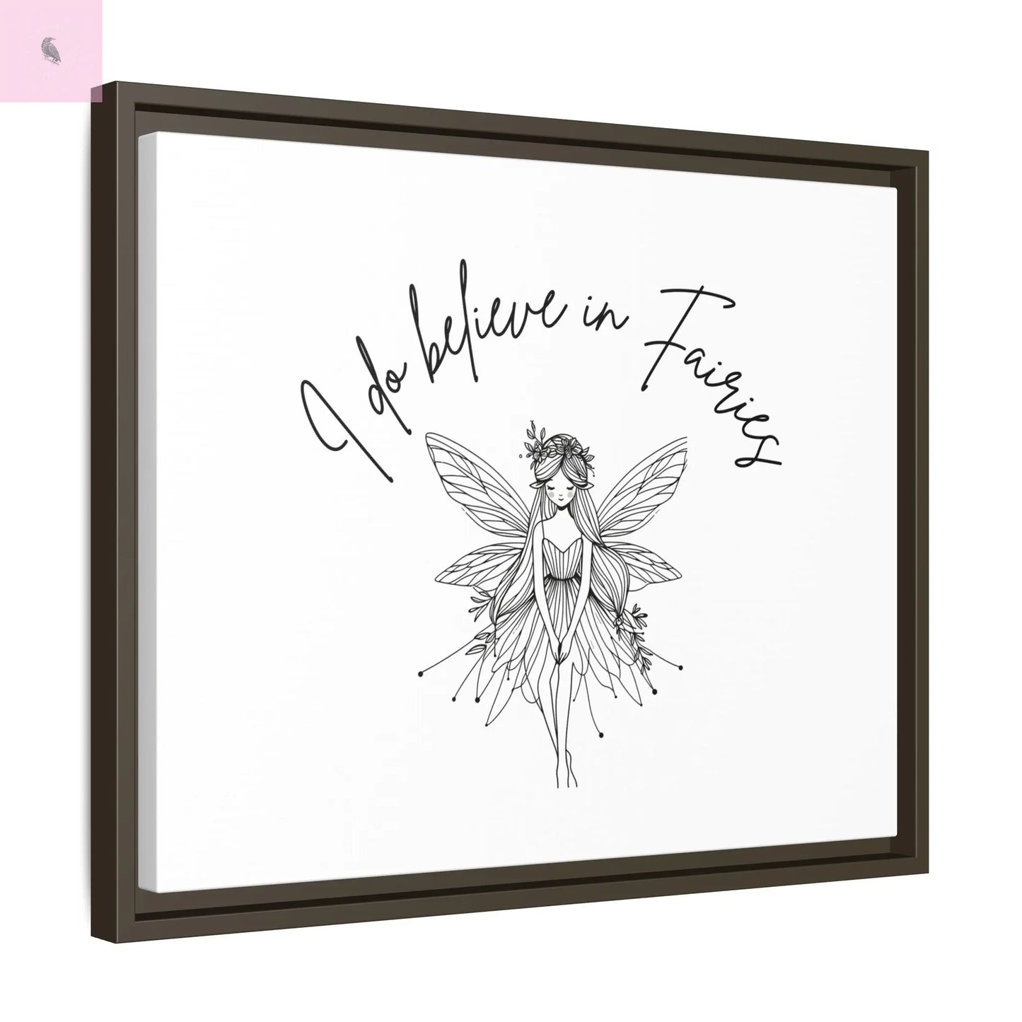 Fairies Canvas, Framed (Multi-color) - The flirty crow