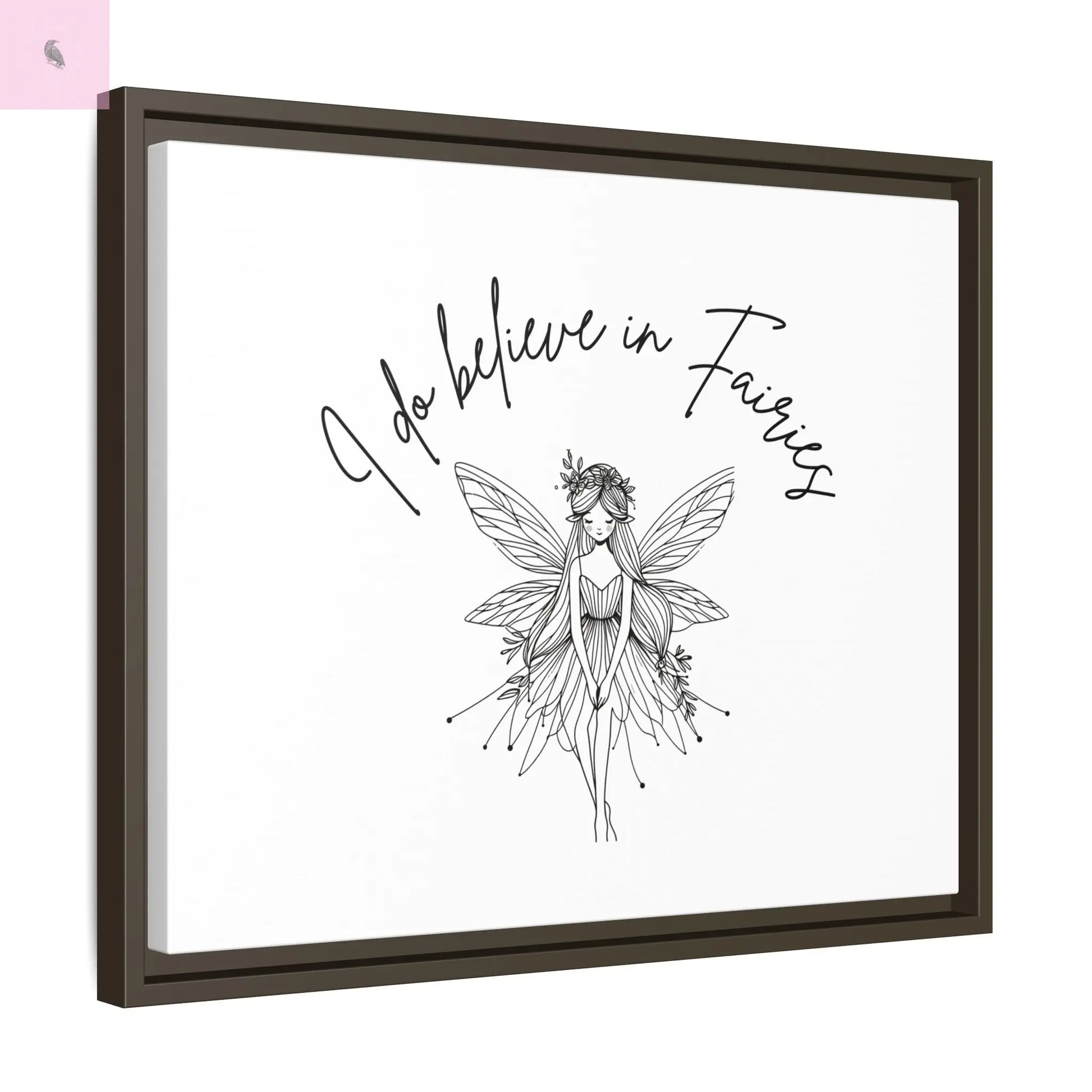 Fairies Canvas, Framed (Multi-color) - The flirty crow