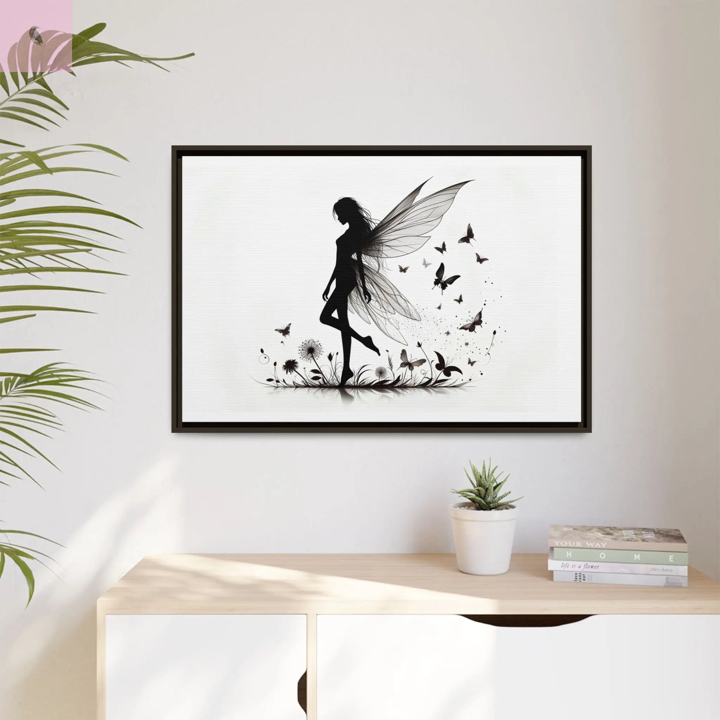 Fairy Canvas Wall Art - The flirty crow