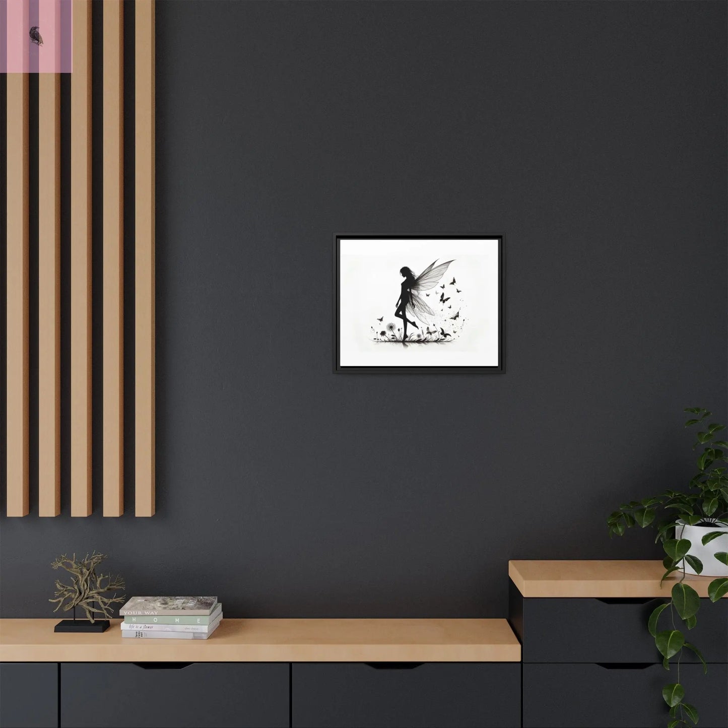Fairy Canvas Wall Art - The flirty crow