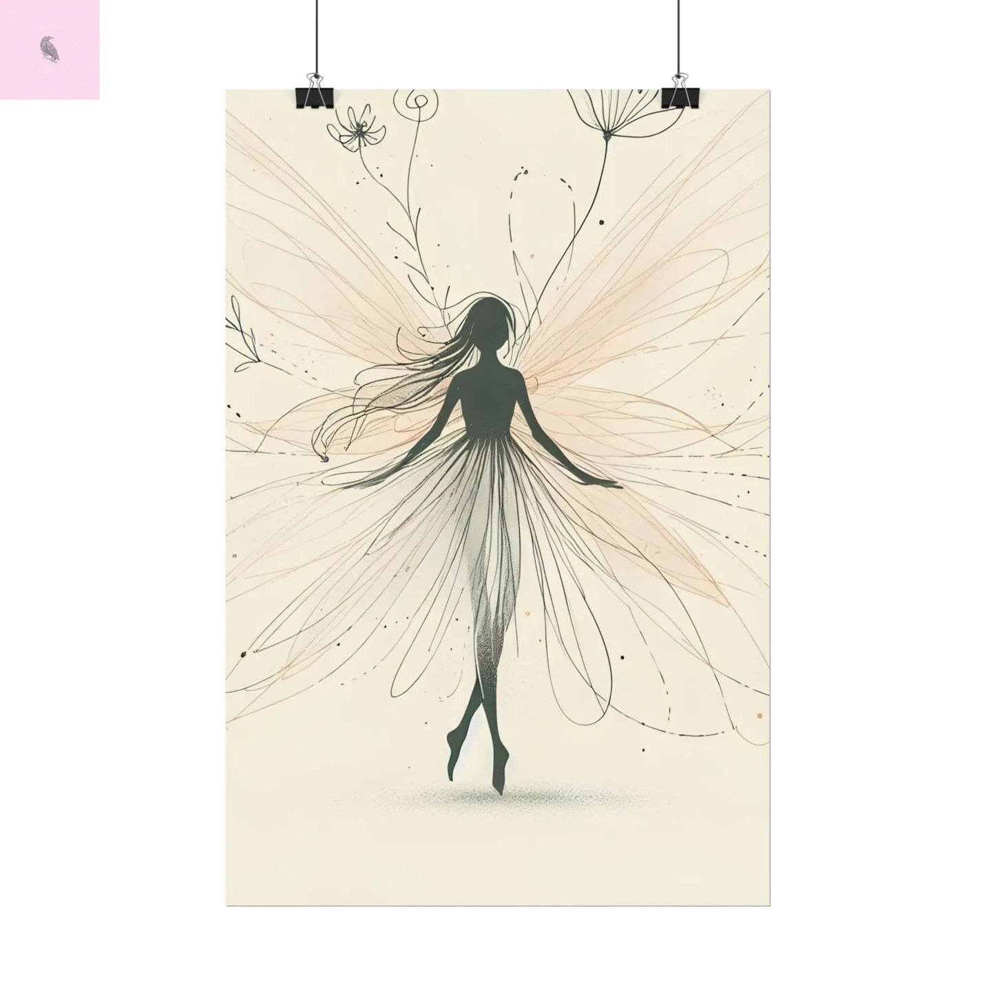 Fairy Poster - The flirty crow