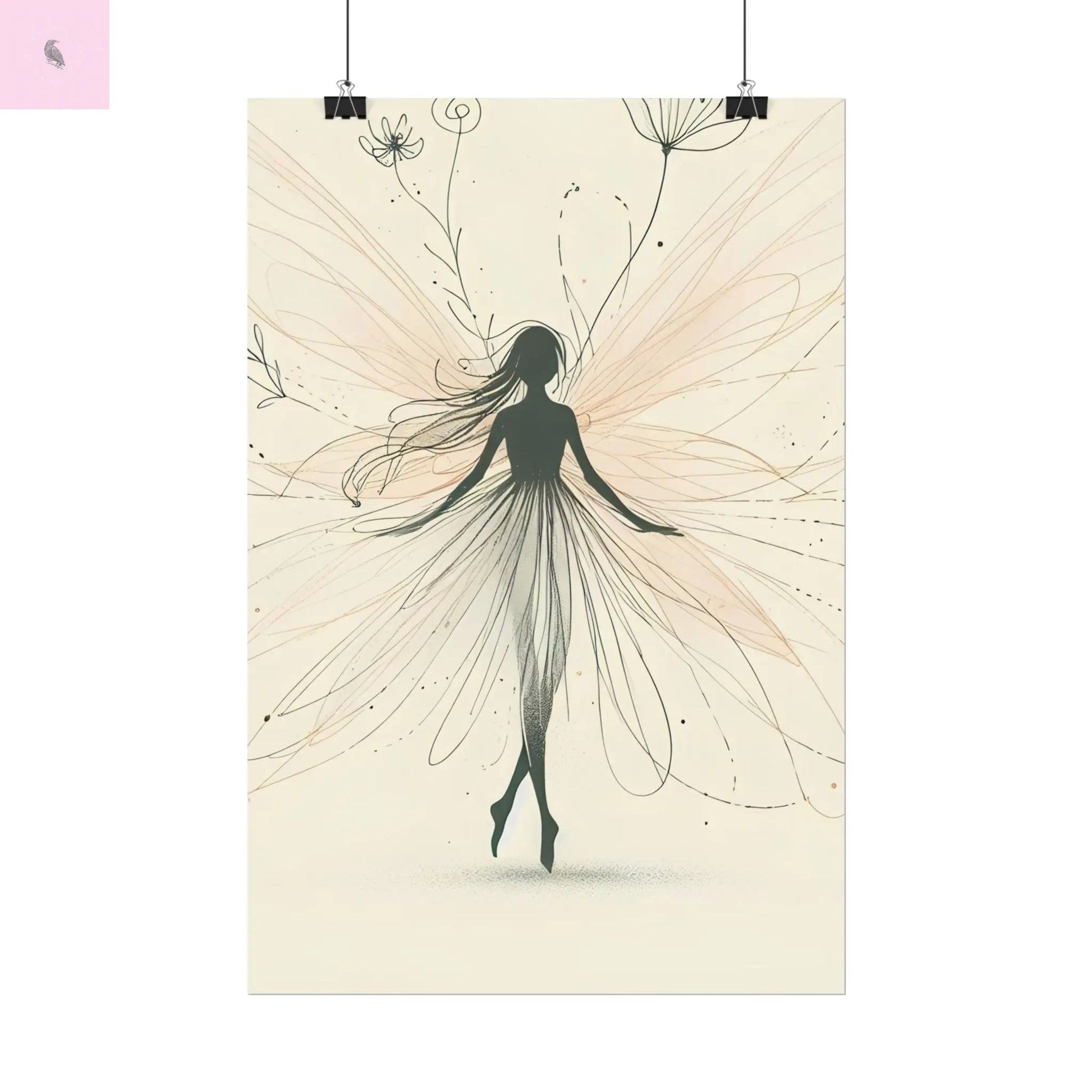 Fairy Poster - The flirty crow