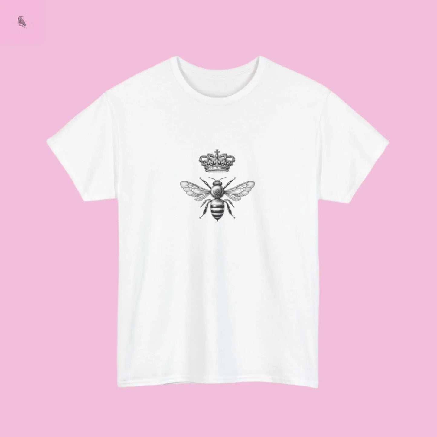 Queen Bee Unisex Heavy Cotton Tee - Stylish and Comfortable The flirty crow