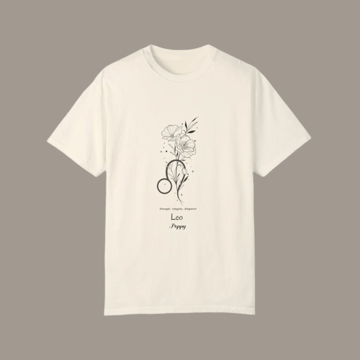 Leo birth flower T-Shirt for Astrology Lovers Printify