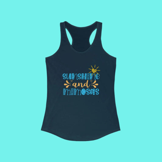 Racerback Tank Top - Sunshine and Mimosas Print