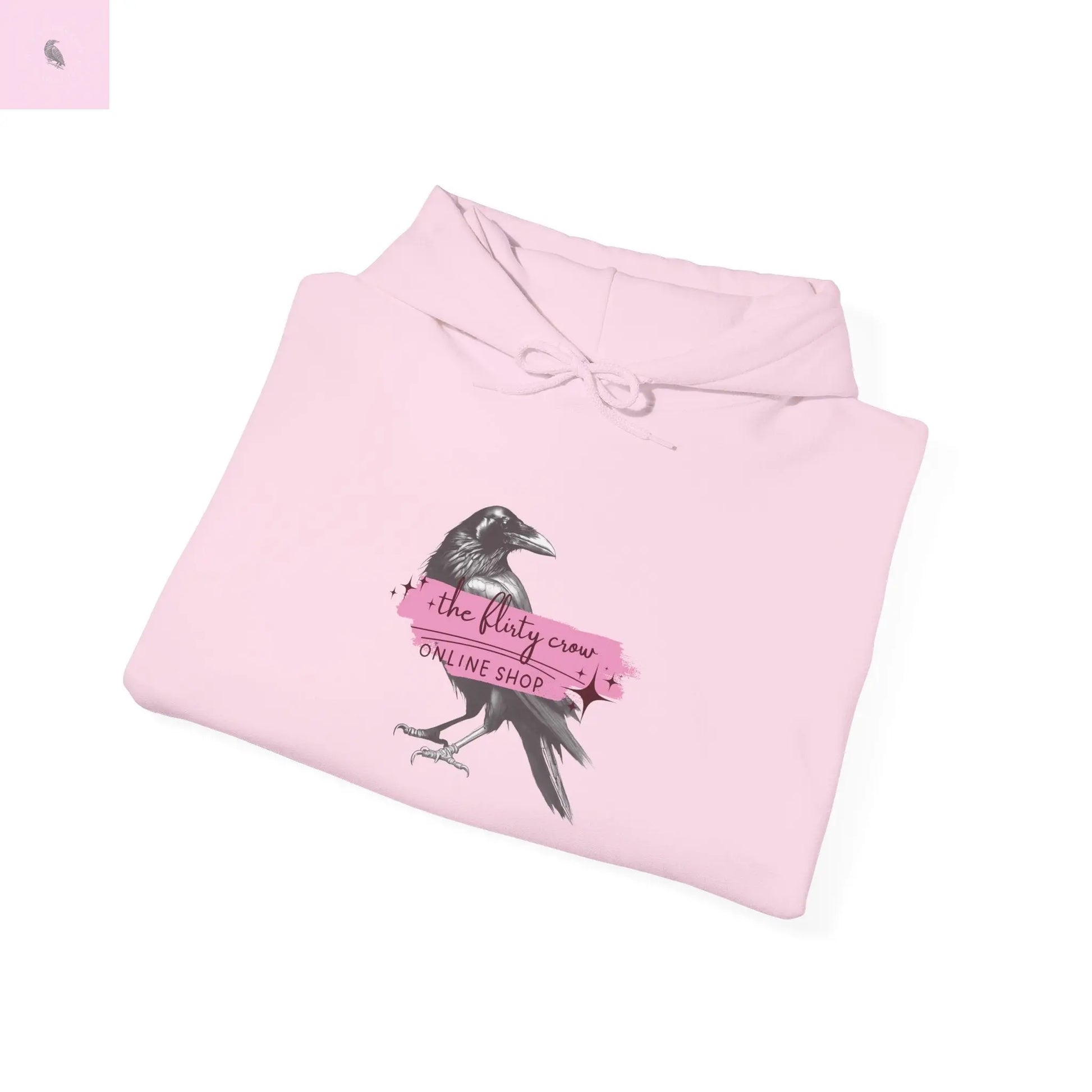 Crow Lovers Hoodie the flirty crow